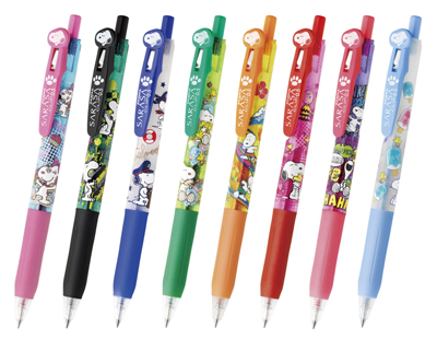 サラサクリップ スヌーピー 8色セット お値下げ！レア【限定品/ベル1本